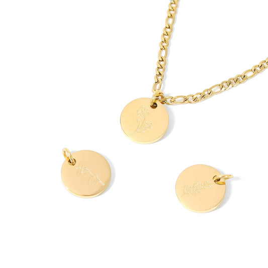 Birth Flower Charm